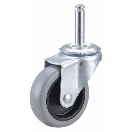 Swivel Stem Caster, Polyurthn, 3 In, 125 Lb, F1ix03041s-S20