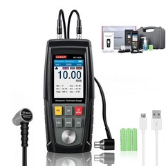Digital Ultrasonic Thickness Gauge Meter Tester 1-300mm Tool for Metal Cast Iron