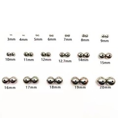 Through Hole Stainless Steel Balls Perforated Round Balls Solid Ball OD 2-12.7mm