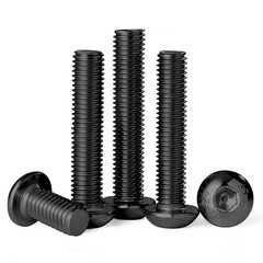 M4-0.7X40Mm Button Head Screw and Bolt, M4 Scoket Cap Screws,M4X40Mm Alloy Steel