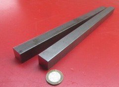 Square 4140 Alloy Steel Annealed Bars, 3/4″ x 3/4″ Wide x 12″ Length, 2 Pcs
