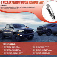 Rear Left Driver Exterior Chrome Door Handle 2007-2014 Silverado Tahoe Yukon 227