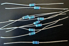 10pcs 100 ohm 1/4W 1% Metal Film Precision Axial Resistors ~ NEW ~