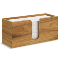 Acacia Wood Paper Towel Dispenser Countertop, Paper Towel Holder for Bathroom…