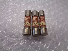 FUSETRON KAA-2 FUSES LOT OF 3 NSNP