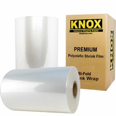 8″ 3500′ 75 Gauge Centerfold Polyolefin POF Heat Shrink Wrap Film Free Ship