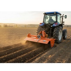 DeepKron 37″ 3-Point PTO Rotary Tiller Cat 1 Tractor 15-25HP 540RPM 16 L-Shaped