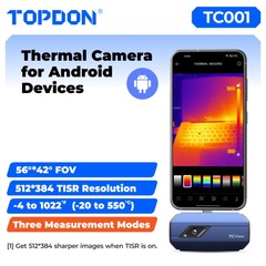 2026 TOPDON TC001 High Resolution IR Thermal Imaging Camera for Android Type-C