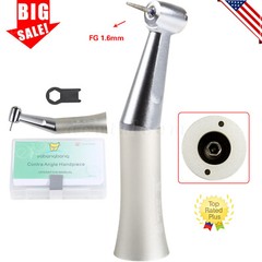 NSK Style Dental Slow Low Speed FG 1.6mm Burs Contra Angle Handpiece Push Button