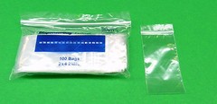 2″ x 4″ Zippit Bags Reloc 2mil Clear 2×4 Zip Seal Lock Bags Reclosable Poly 200