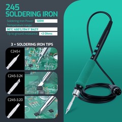 YIHUA 983D Digital Soldering & Hot Air Rework Station Blower BGA Desoldering Kit