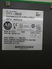 1771-IXE /D Allen Bradley Thermocouple/Millivolt Module 1771IXE W526