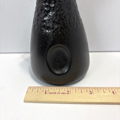 ACOPA Sake Bottle 8.5oz Black Matte Textured Stoneware HeikaCollection Lot of 8