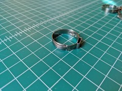 5 Pieces Stainless Steel Single Ear Hose Clamps Size 1″ or 27.1 mm (5-pack)