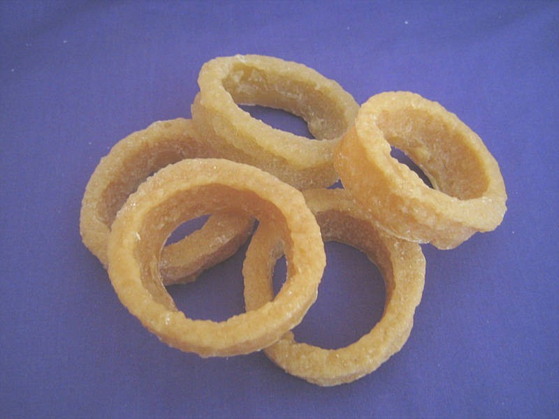 Wax Onion Rings, Fake Wax Food, Food Prop, Decor, (12 Onion Rings)
