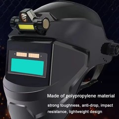 New Welding Helmet Solar Powered Auto Darkening – Large View, True Colors