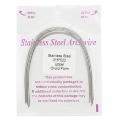 Dental Orthodontic Arch Wire NiTi Stainless Steel Rectangular Round Ovoid Form