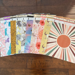 20 Pack – 14×17″ XL Super Fun Variety Pack Designer Poly Mailers! Flat Mailers