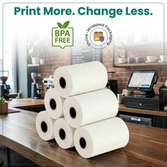Receipt Paper Rolls For Verifone T650C T650P V660P Credit Card Machine POS