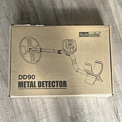 Hazlewolke DD90 Ground Search Metal Detector LCD Kit w/ Coil, Shaft, Armrest