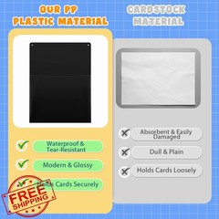 Fuutreo 6 Wall Pockets Black