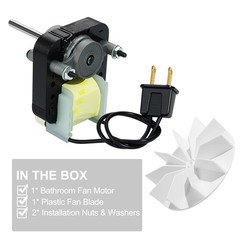 Universal Bathroom Exhaust Fan Motor Kit 120V 50CFM for NuTone & Broan, Bath…
