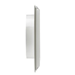 Lambro 360W White Plastic Louvered Vent 5 inch