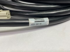 Atlas Copco 4222 1841 02 Power Cable US 250V 5m w/ Harting 19300061540 Hood