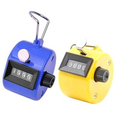 4 Digit Number Dual Clicker Golf Hand Tally Counter Handy Convenient Pack of 2