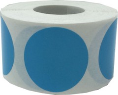 Circle Color Dot Stickers | 1.25″ Inches Round – 500 Pack | Pick One Color