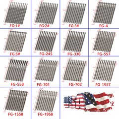 10-100 pcs Dental Tungsten Steel Carbide Crown Metal Cutting Burs For High Speed
