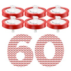 800PCS PTFE Membrane Syringe Filters 25mm Diameter 0.22um Pore Size Hydrophobic