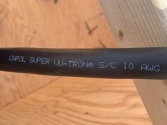 Carol Super Vu-Tron 10/5 SOOW Cable 387ft Glenair MIL Connector Hannay Reel