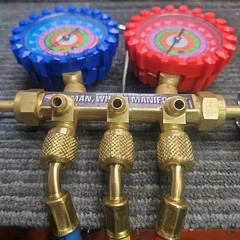 Uniweld Manifold, Gauge & Hose Set
