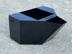 PROWORKS 5/8 Cubic Yard Concrete Dispensing Bucket Attachment Fits Skid Steer