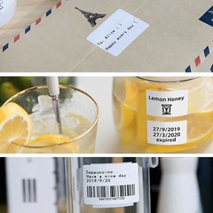 3 Rolls 40x30mm White Self-Adhesive Thermal Label for Phomemo M110 M220 Printer