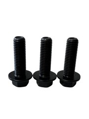 25 pcs M12-1.75×40 Hex Flange Frame Bolt Class 10.9 DIN 6921 Zinc Phosphate Oil