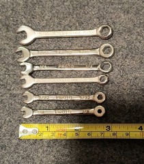 Proto Small Size Wrench Set 1/8″ to 7/16″, 6 & 12 Point, 12 Pieces, SAE