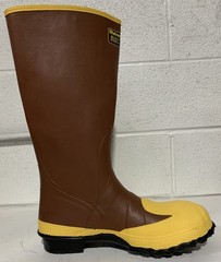 HEAVY DUTY STEEL TOE METATARSAL WATERPROOF RUBBER CONSTRUCTION SAFETY WORK BOOTS