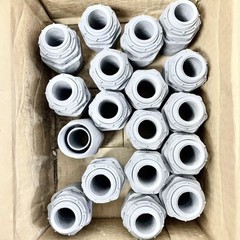 Carlon LT43F 1” Carflex Liquidtight Nonmetallic Straight Fitting Lot Of 18