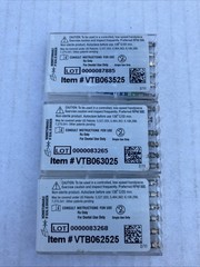 Dentsply Tulsa Dental Vortex Blue .06 Taper rotary files 25mm
