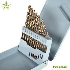 13 Pack HSS Drill Bit Set 1/16″-1/4″ M35 High Speed Steel Twist Jobber Length