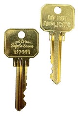 SafeCo Brands Grade 2 Entrance Lever Lockset w/Restricted Keyway