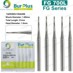 WAVE Dental Burs Surgical Carbide Burs FG Friction Grip For High Speed 1958 NiCr