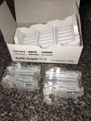 Ricoh 416711 (TYPE V) Staple Cartridge Box of 2 (ONE CARTRIDGE MISSING FROM BOX)