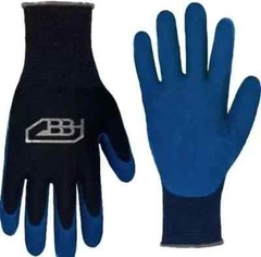 BBH Spring Work Gloves Latex Coated Multicolor 10 Pairs, size M, L, or XL
