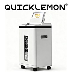 200-Sheet Auto Feed Paper Shredder 22L P5 Micro Cut Credit Card For Office Home