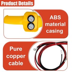 Electric Winch Handheld Wired Remote Controller Replacement Switch Yellow 12V