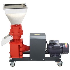 220V 150-200KG/h 3mm Feed Pellet Mill Machine Feed Pelletizer with 4 Rollers