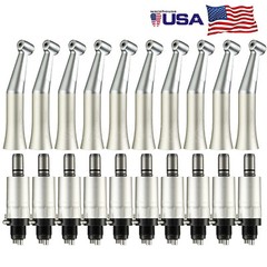 1-10 Dental Low Speed Handpiece Contra Angle Push YX23/ Air Motor E-Type YX205M